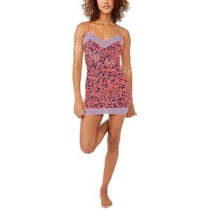 Intimately Free People No Secrets Sleeveless Lace-Trim Slip Dress in Rose